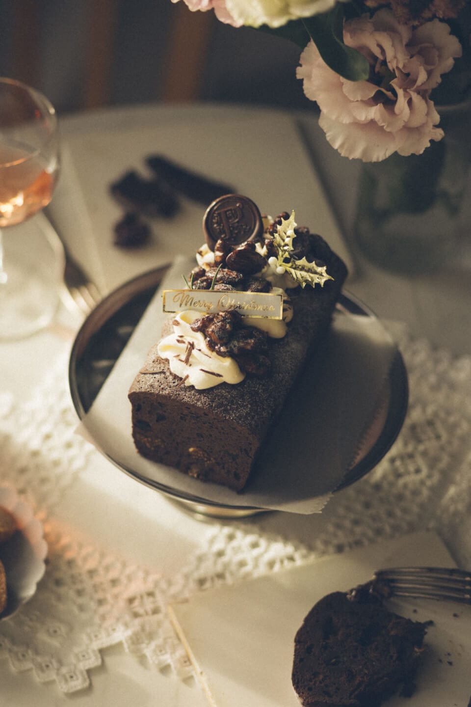 【X'mas 2025】ガトーショコラ・ノエル（ラム薫る果実とナッツガトーショコラ） / Gâteau au chocolat de Noël