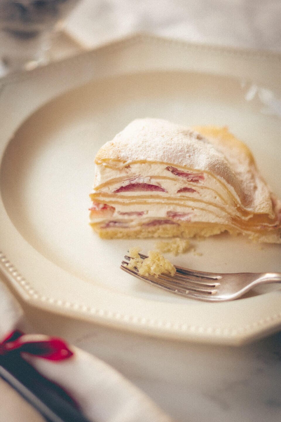 苺のミルクレープ / Mille-feuille aux fraises