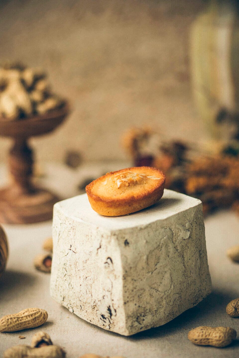 Financier au beurre de cacahuète